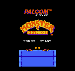 Monster in My Pocket (Europe) Title Screen